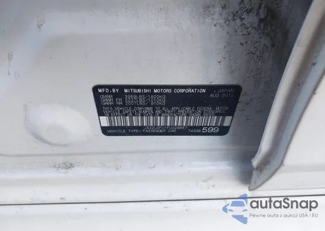 2015 Mitsubishi Lancer Es from USA, damaged, VIN JA32U2FU1FU026657